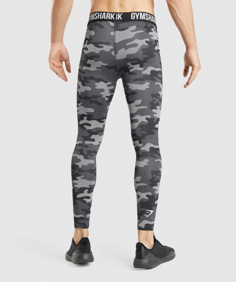 Legginsy Gymshark Element Baselayer Męskie Camo | PL 745LCA